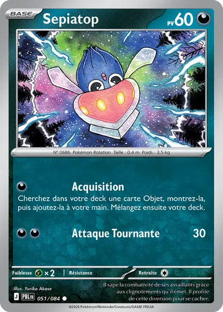 Pokémon - ME05 Nuit Noire - Sepiatop (PBL 051/084)
