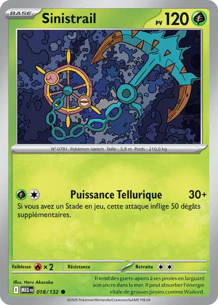 Sinistrail (MEG 018/132) - Méga-Évolutions - Carte Pokémon ME01