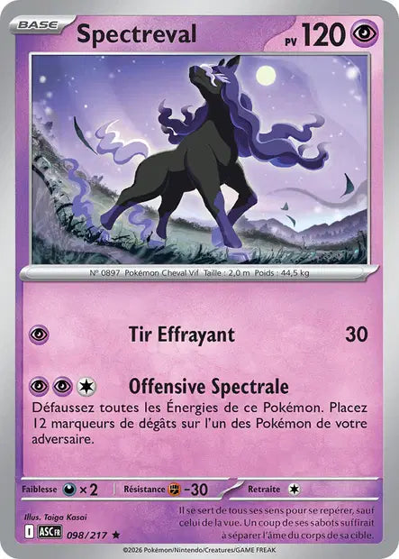 Spectreval (ASC 098/217) - ME02.5 Héros Transcendants - Carte Pokémon