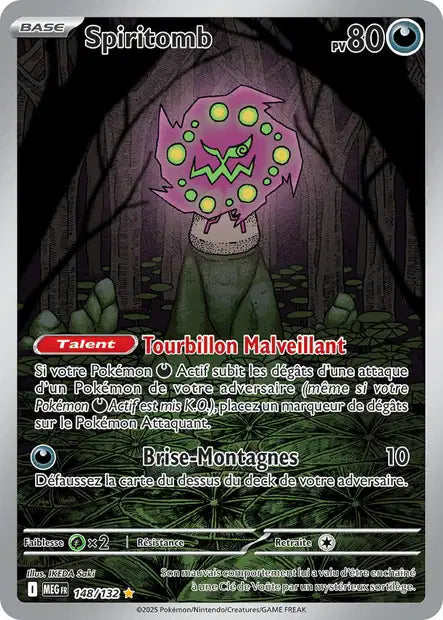 Spiritomb (MEG 148/132) - Méga-Évolutions - Carte Pokémon ME01