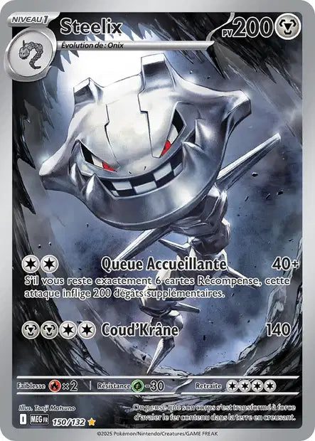 Steelix (MEG 150/132) - Méga-Évolutions - Carte Pokémon ME01