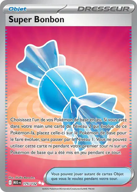 Super Bonbon (MEG 175/132) - Méga-Évolutions - Carte Pokémon ME01