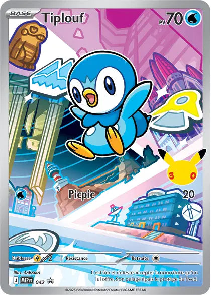 Tiplouf (MEP 042) - Promo Méga-Évolution - Carte Pokémon