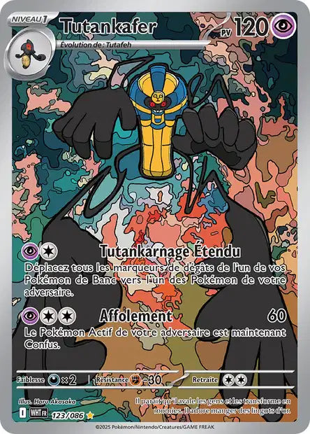 Tutankafer (WHT 123/086) - Flamme Blanche - Carte Pokémon EV10.5