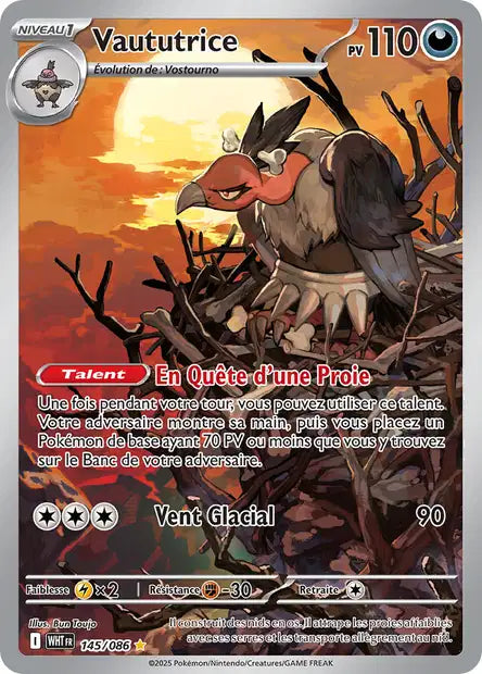 Vaututrice (WHT 145/086) - Flamme Blanche - Carte Pokémon EV10.5