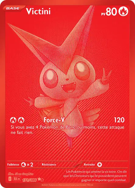 Victini (BLK 171/086) - Foudre Noire - Carte Pokémon EV10.5