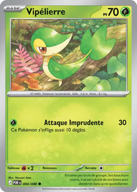 Vipélierre (POR 004/088) - ME03 Équilibre Parfait - Carte Pokémon