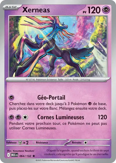 Xerneas (MEG 064/132) - Méga-Évolutions - Carte Pokémon ME01