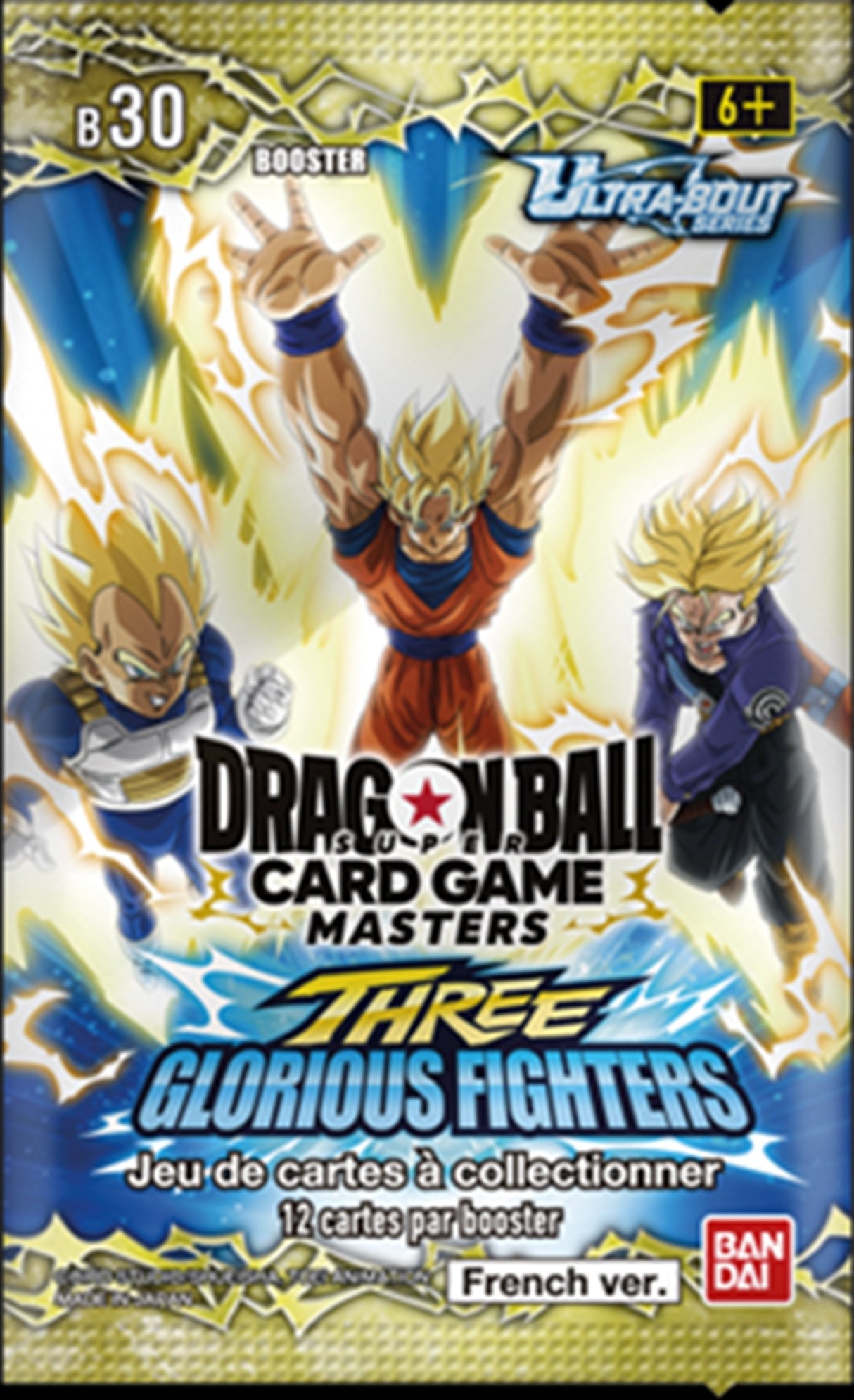 Dragon Ball Super Masters - Booster de 12 cartes B30 : Three Glorious Fighters - DracauGames