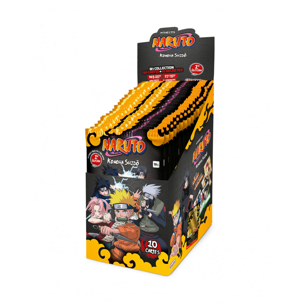 Naruto Mythos TCG - Display de 24 Boosters Set 1 : Konoha Shidō - Edition 1 (FR) - DracauGames