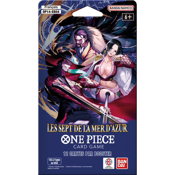 One Piece - Booster Blister de 12 cartes OP14-EB04 : Les Sept de la Mer d'Azur - DracauGames