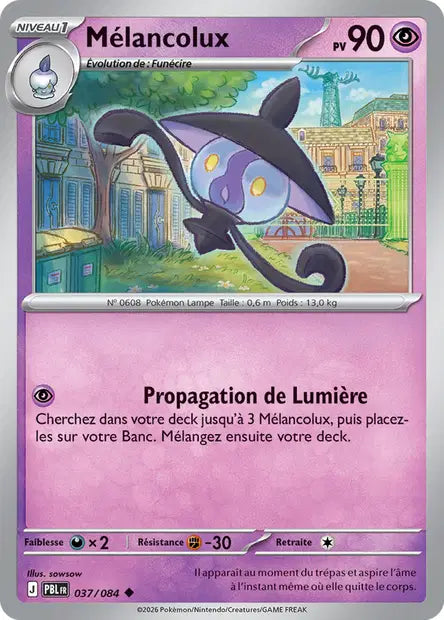 Pokémon - ME05 Nuit Noire - Mélancolux (PBL 037/084)