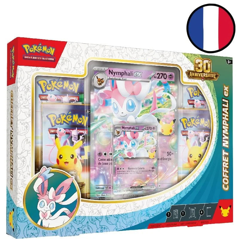 Pokémon - Coffret 30ᵉ Anniversaire ME05.5 : Nymphali Ex