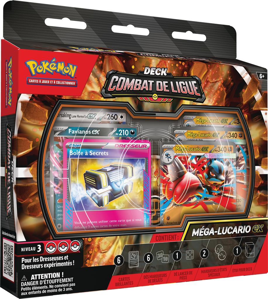 Pokémon - Deck Combat de Ligue : Méga-Lucario Ex (Mai 2026)