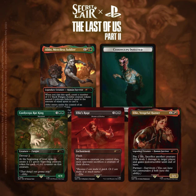 Magic The Gathering - Secret Lair x Playstation - The Last of Us : Part II (ANGLAIS)
