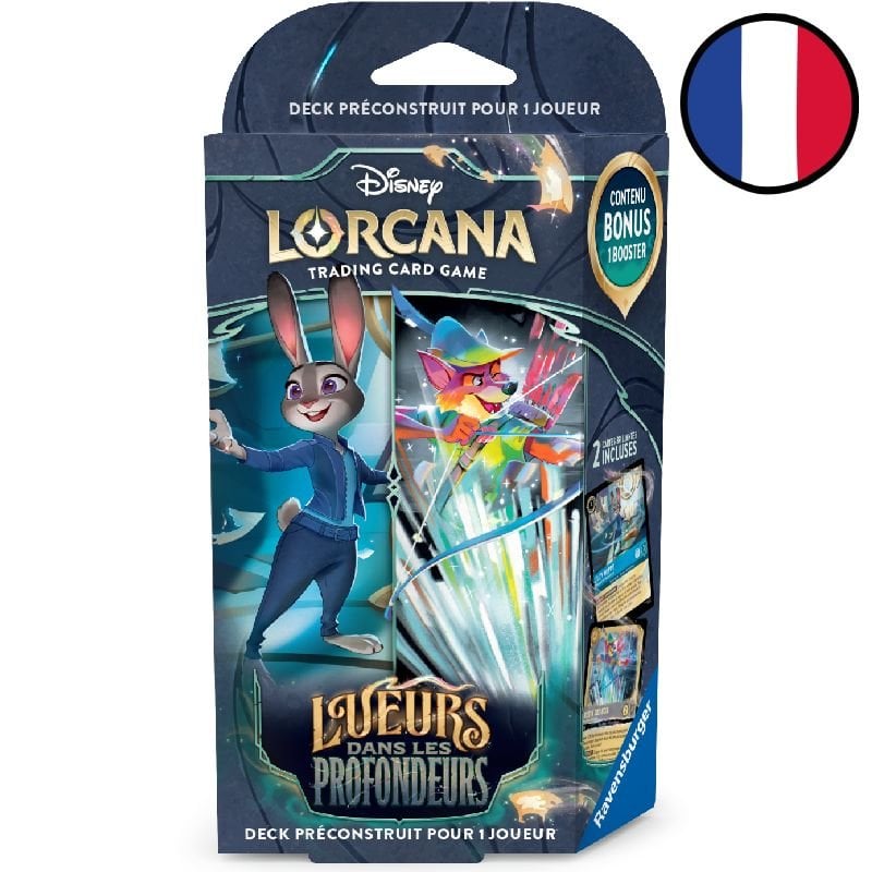 Disney Lorcana - Deck de Démarrage Juddy Hopps / Robin des Bois - Chapitre 10 : Lueurs dans les Profondeurs