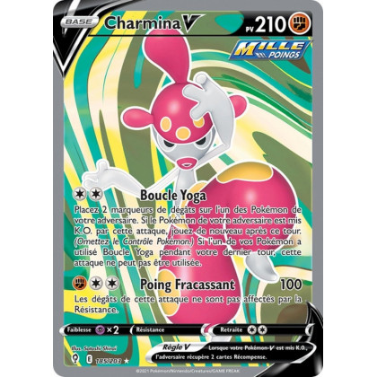 Charmina-V - EB07 185/203 - Évolution Céleste SWSH07 - Cartes Pokémon