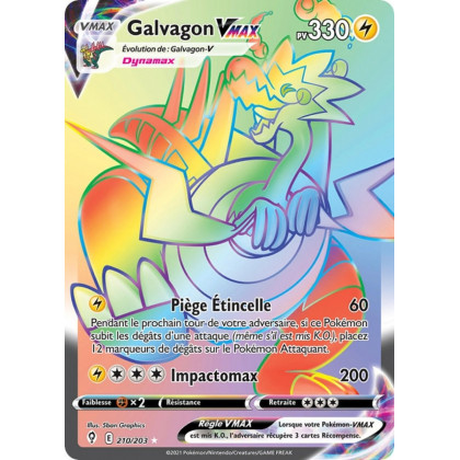 Galvagon-VMAX - EB07 210/203 - Évolution Céleste SWSH07 - Cartes Pokémon