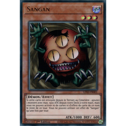 Sangan - LDS3-FR001 (V1 Dorée) - Cartes Yu-Gi-Oh!