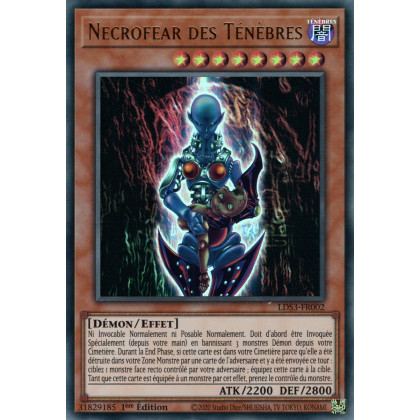 Necrofear des Ténèbres - LDS3-FR002 (V1 Dorée) - Cartes Yu-Gi-Oh!