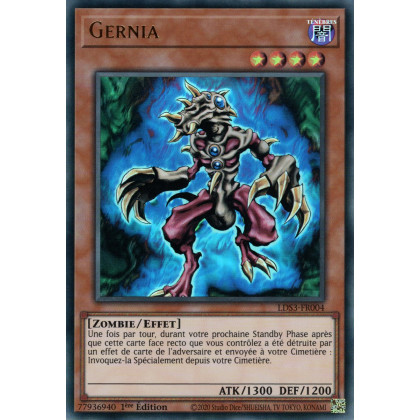 Gernia - LDS3-FR004 (V.1 - Doré) - Cartes Yu-Gi-Oh!