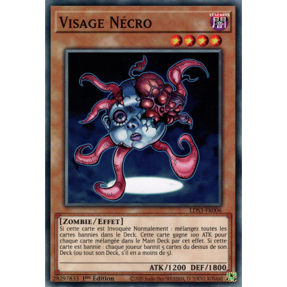 Visage Nécro - LDS3-FR006 - Cartes Yu-Gi-Oh!