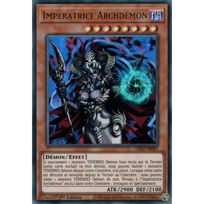 Impératrice Archdémon - LDS3-FR007 (V.1 - Doré) - Cartes Yu-Gi-Oh!