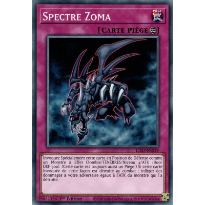 Spectre Zoma - LDS3-FR019 - Cartes Yu-Gi-Oh!