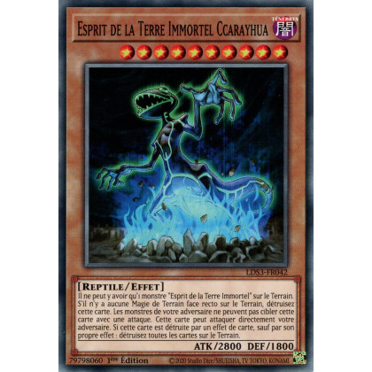 Esprit de la Terre Immortel Ccarayhua - LDS3-FR042 - Cartes Yu-Gi-Oh!