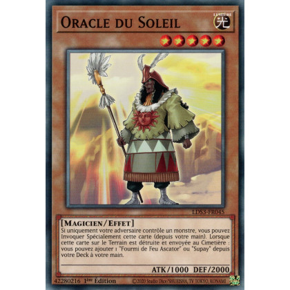 Oracle du Soleil - LDS3-FR045 - Cartes Yu-Gi-Oh!