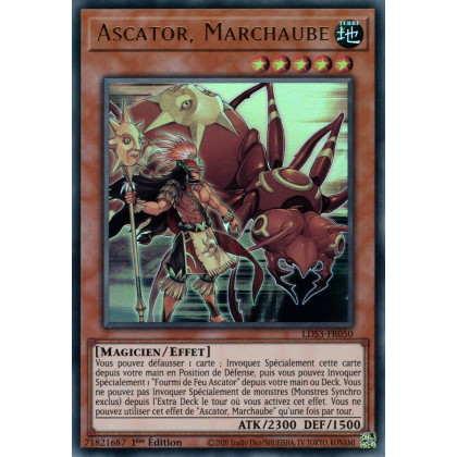 Ascator, Marchaube - LDS3-FR050 (V.1 - Doré) - Cartes Yu-Gi-Oh!