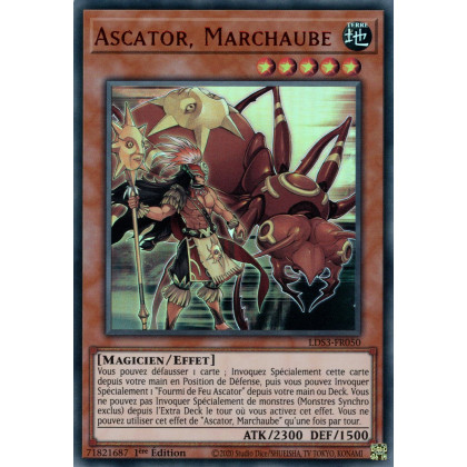 Ascator, Marchaube - LDS3-FR050 (V.2 - Rouge) - Cartes Yu-Gi-Oh!