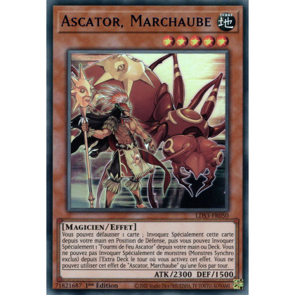 Ascator, Marchaube - LDS3-FR050 (V.3 - Bleu) - Cartes Yu-Gi-Oh!