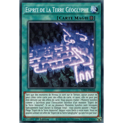 Esprit de la Terre Géoglyphe - LDS3-FR056 - Cartes Yu-Gi-Oh!