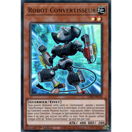 Robot Convertisseur - LDS3-FR118 (V.1 - Doré) - Cartes Yu-Gi-Oh!