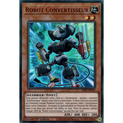 Robot Convertisseur - LDS3-FR118 (V.2 - Rouge) - Cartes Yu-Gi-Oh!