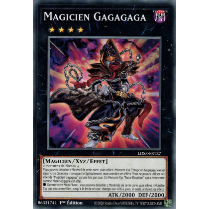 Magicien Gagagaga - LDS3-FR127 - Cartes Yu-Gi-Oh!