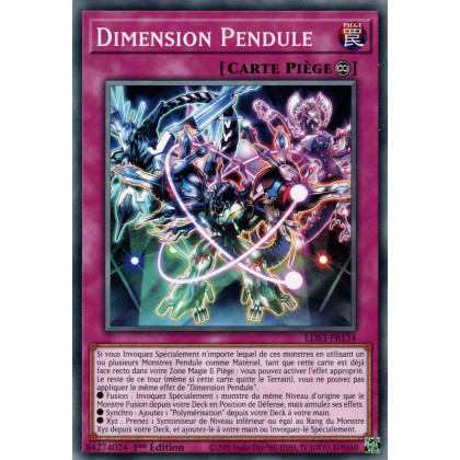 Dimension Pendule - LDS3-FR134 - Cartes Yu-Gi-Oh!