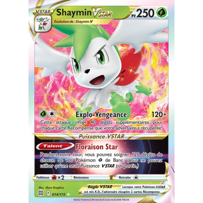 Shaymin VSTAR - EB09 014/172- Stars Étincelantes SWSH09 - Cartes Pokémon