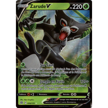 Zarude V - EB09 016/172- Stars Étincelantes SWSH09 - Cartes Pokémon