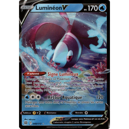 Luminéon V - EB09 040/172 - Stars Étincelantes SWSH09 - Cartes Pokémon