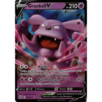 Granbull V - EB09 057/172 - Stars Étincelantes SWSH09 - Cartes Pokémon