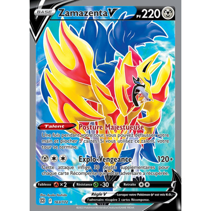 Zamazenta V - EB09 163/172 - Stars Étincelantes SWSH09 - Cartes Pokémon