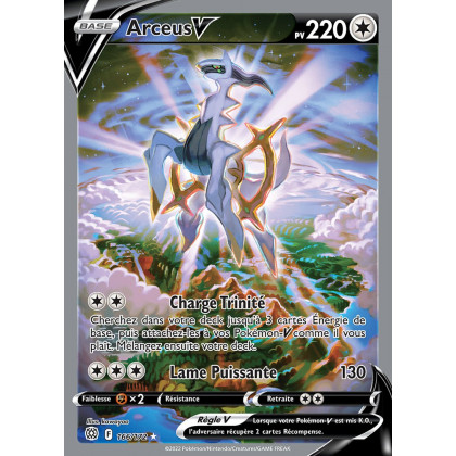 Arceus V - EB09 166/172 - Stars Étincelantes SWSH09 - Cartes Pokémon