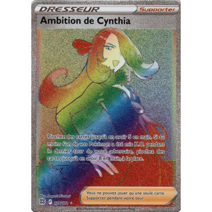 Ambition de Cynthia - EB09 178/172 - Stars Étincelantes SWSH09 - Cartes Pokémon