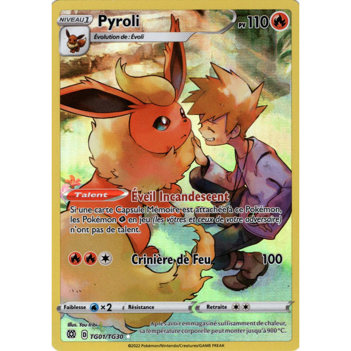 Pyroli - EB09 TG01/TG30 - Stars Étincelantes SWSH09 - Cartes Pokémon