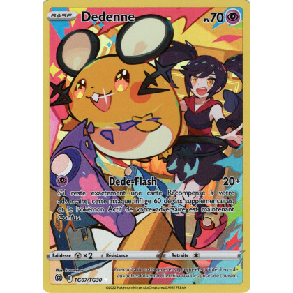 Dedenne - EB09 TG07/TG30 - Stars Étincelantes SWSH09 - Cartes Pokémon