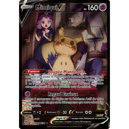 Mimiqui V - EB09 TG16/TG30 - Stars Étincelantes SWSH09 - Cartes Pokémon