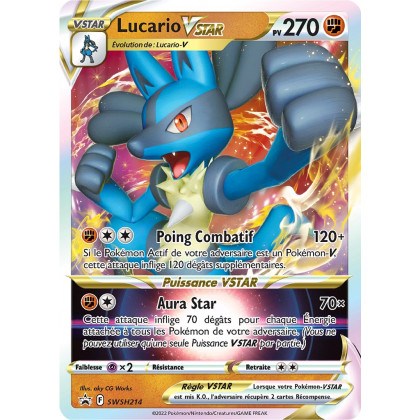 Lucario VSTAR - SWSH 214 - SWSH Black Star Promos - Cartes Pokémon