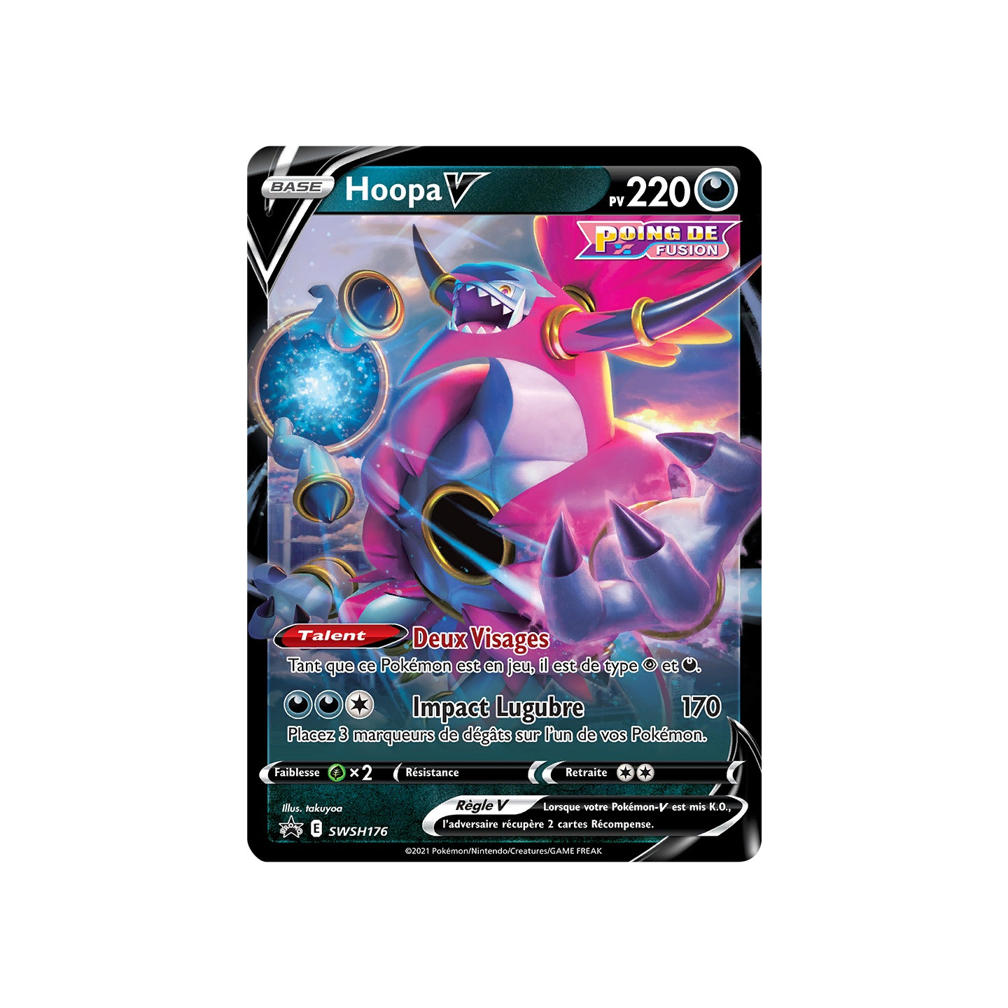 Hoopa V (Carte Géante Jumbo) - SWSH 176 - SWSH Black Star Promos - Carte  Pokémon à l'unité - DracauGames